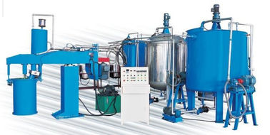 43kw bán tự động Sponge Dây chuyền sản xuất Foaming Nệm Và Nội thất