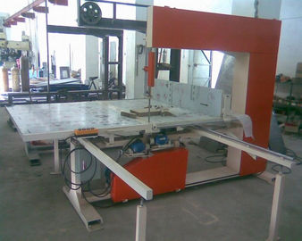 Máy cắt bọt dọc chính xác Quảng trường bọt khối cắt thủ công với hệ thống điều khiển PLC