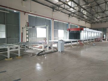 Dây chuyền máy làm nệm xốp ngang liên tục tự động áp suất thấp